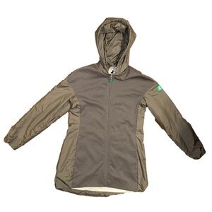 Save The Duck RECYCLED front zip jacket with removable hood Size 1